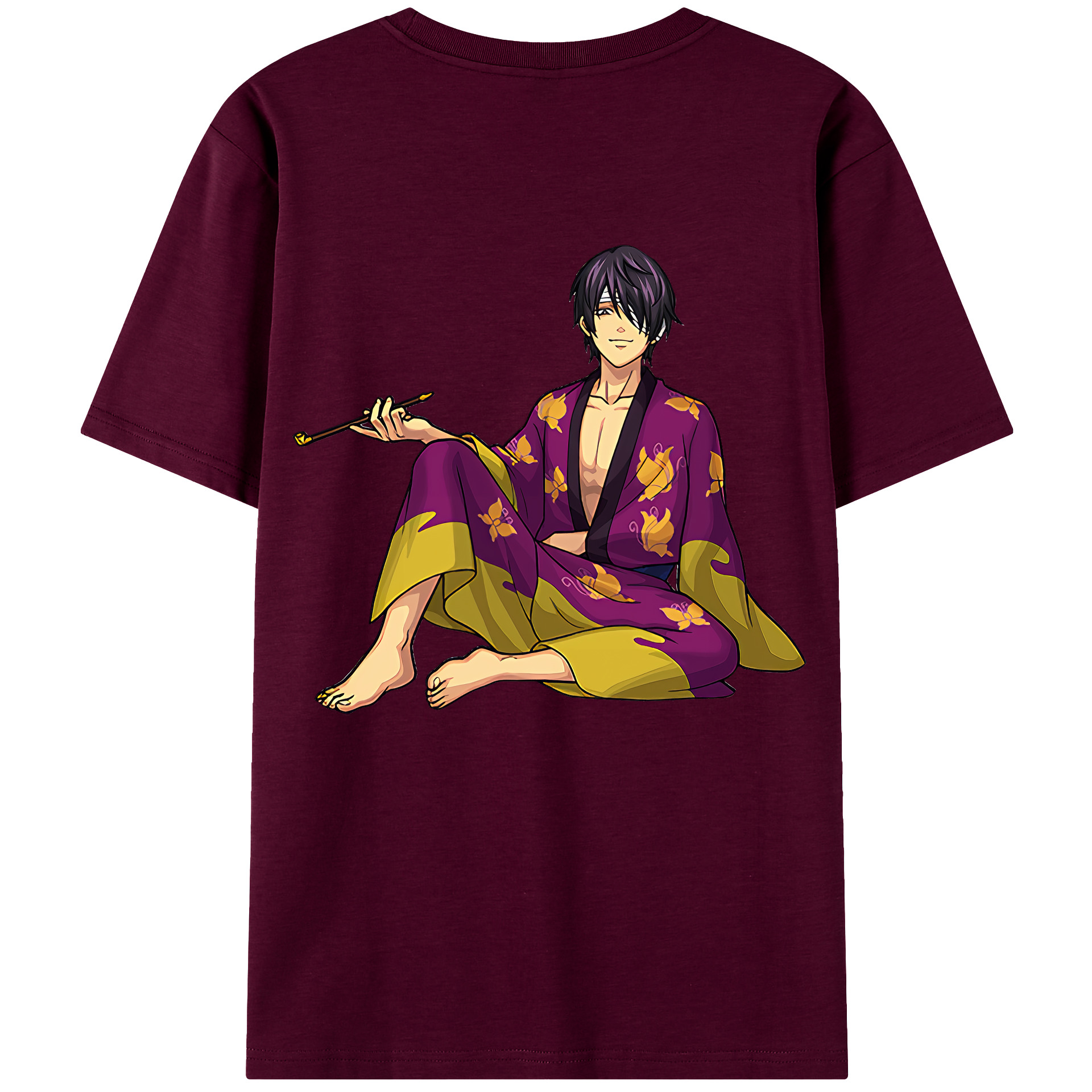 （画像用） ぎんたま 坂田銀時（さかたぎんとき） 神楽 志村新八（しむら しんぱち） GINTAMA Sakata Gintoki Kagura Shimura Shinpachi レディース半袖Tシャツ(バックプリント)